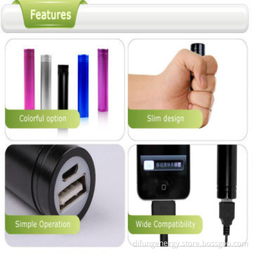 Colorful Design OEM Laser Logo Power Banks for Philips, 2,200/2,600/2,800mAh for Customers